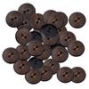 50 Stück Vintage Runde Blume Floral 2 Löcher Holz Nähknöpfe Kleidung