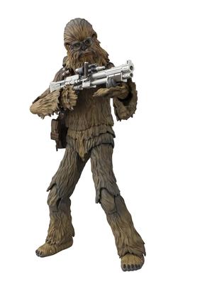 TAMASHII NATIONS Star Wars Chewbacca 175mm figura móvel pintada SHFiguarts (SÓ) Aproximadamente. ABS e PVC