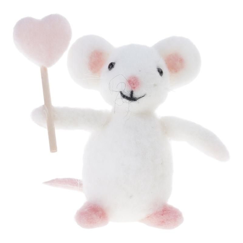 Easy To Make Wool Fabric Animal Art Balloon Shape Featuring Heart Suitable For Children And Adults