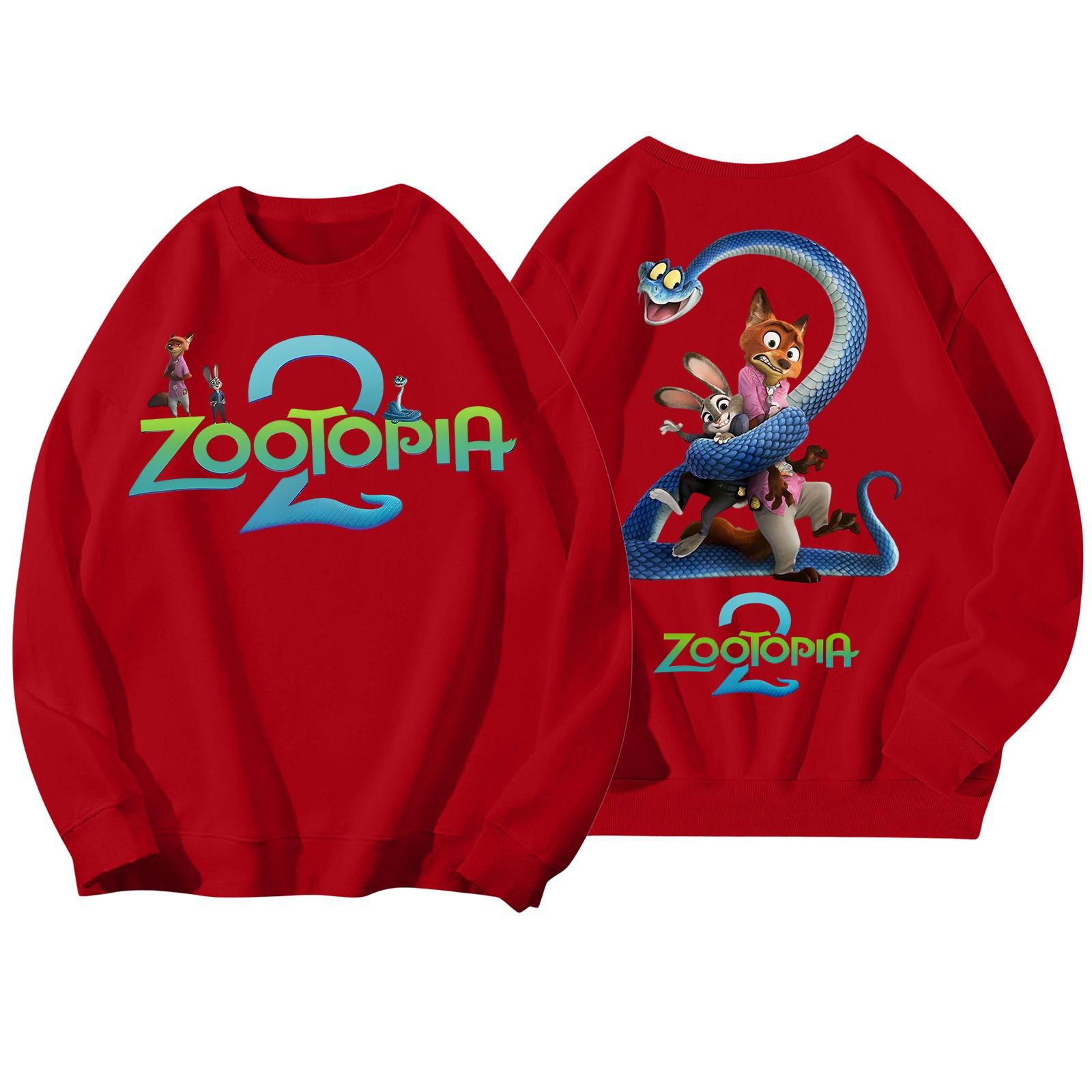 

Женская модная повседневная толстовка с длинным рукавом и круглым вырезом с принтом M красный