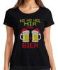 Ho Ho Get Me A Beer Christmas Knit Beer Mug Beer Lover Ladies TShirt