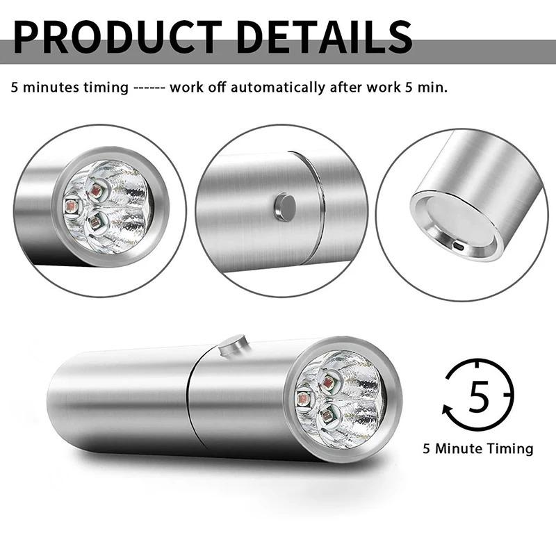 Red Light Therapy Device Cold Sore Canker Sore Treatment Infrared Light Therapy Wand for Mouth Nose Ear Knee Feet Hands Ankle