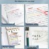 Waterproof Transparent Sticky Notes for Students - Quick-Drying Memo Pad for Exams & Note-Taking