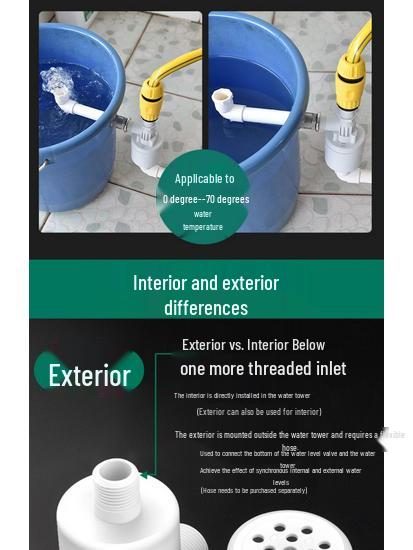 Automatyczny zawór pływakowy do regulacji poziomu wody w zbiorniku