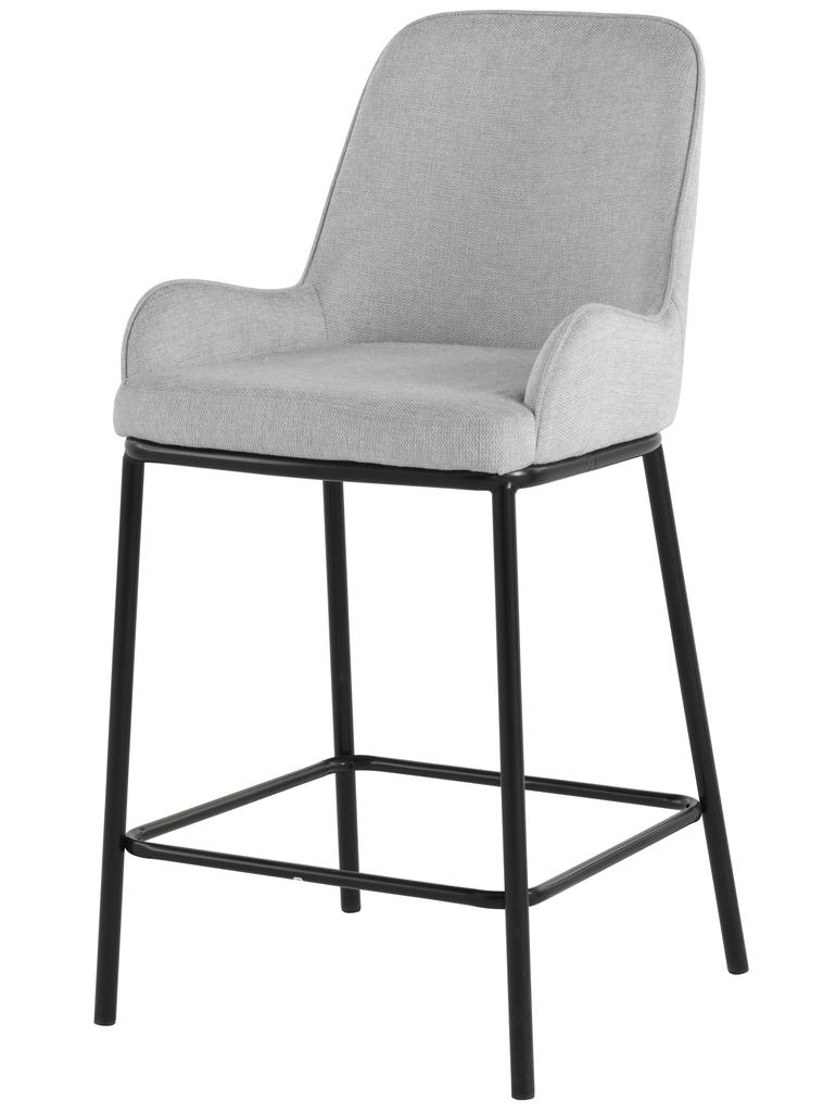 ESMO Upholstered Swivel Chair, Grey Velvet