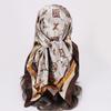 90Cm satin large square scarf headscarf new street retro simple bandanas