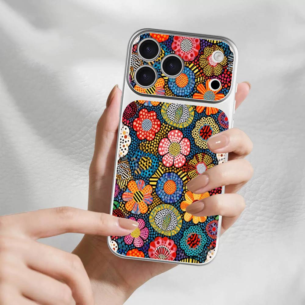 Popular Art Y-Yayoi KusamaS Back Cover Decal Protective For Iphone 17 Pro Max Skin Sticker Back Protective Decorative Sticker