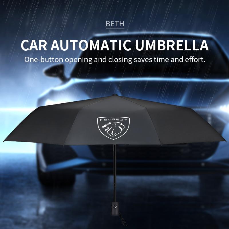 Hight quality Car Umbrella Fully Automatic Business Sunshade Shelter Rain Auto Accessories for Peugeot 206 308 307 406 407 408