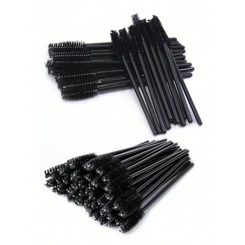 50pcs Disposable Eyelash Brushes, Mascara Wands, Eye Lash Brush, For Eyelash Extensions, Eyebrow Eyeshadow Brow Makeup Supplies
