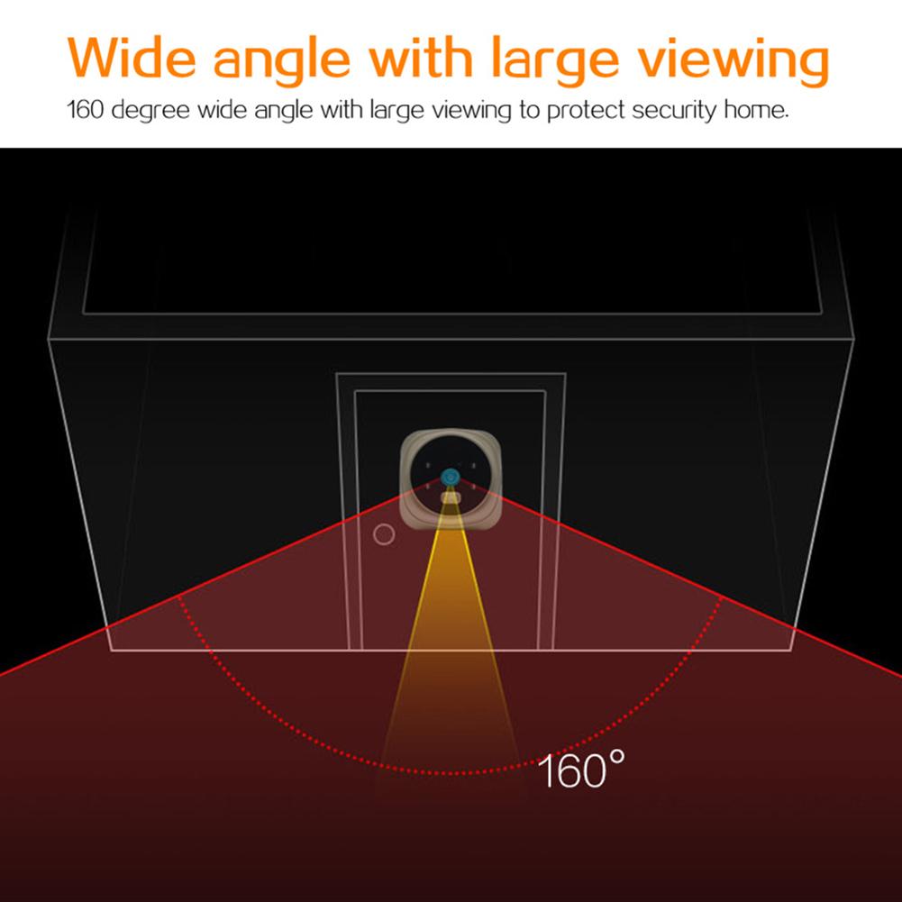 Digital Doorbell Night Vision Door Video Eye Camera Viewer LCD Color Screen Electronic Camera Door BellAA