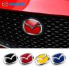104mm 140mm Car Front Bonnet Hood Rear Trunk Tail Bumper Emblem Badge Logo Sticker Auto Exterior Accessories for Mazda 3 5 6 7 8