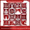 Cross-Border Plaid Christmas Pillowcase - Santa Claus & Tree Design