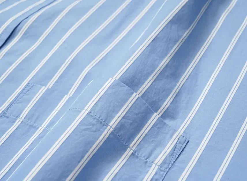Supreme x MM6 Maison Margiela Stripe Shirt "Blue"