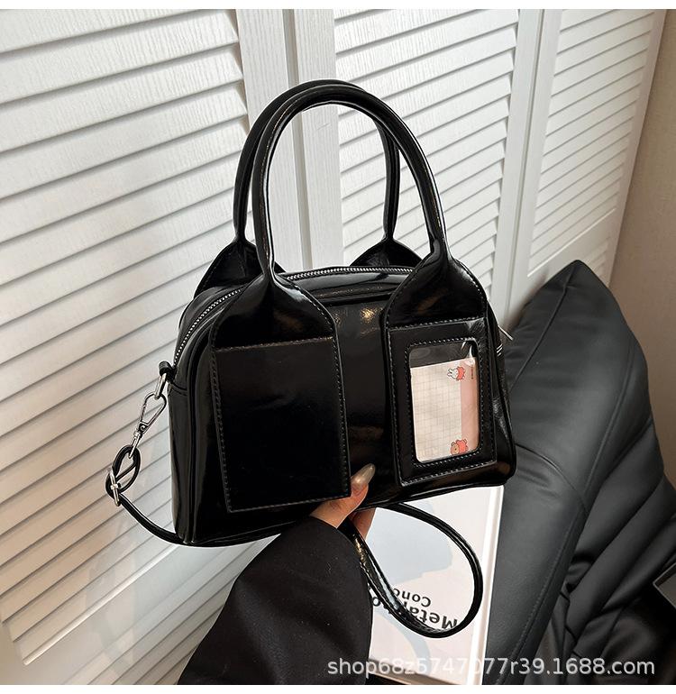 Korean Fashion Small Square Bag Women's Handbag 2025 New Simple Pocket Versatile Shoulder Crossbody Bag