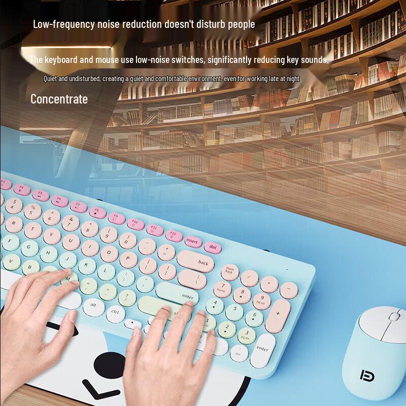 Fude Ik6632 Wireless Keyboard & Mouse Set