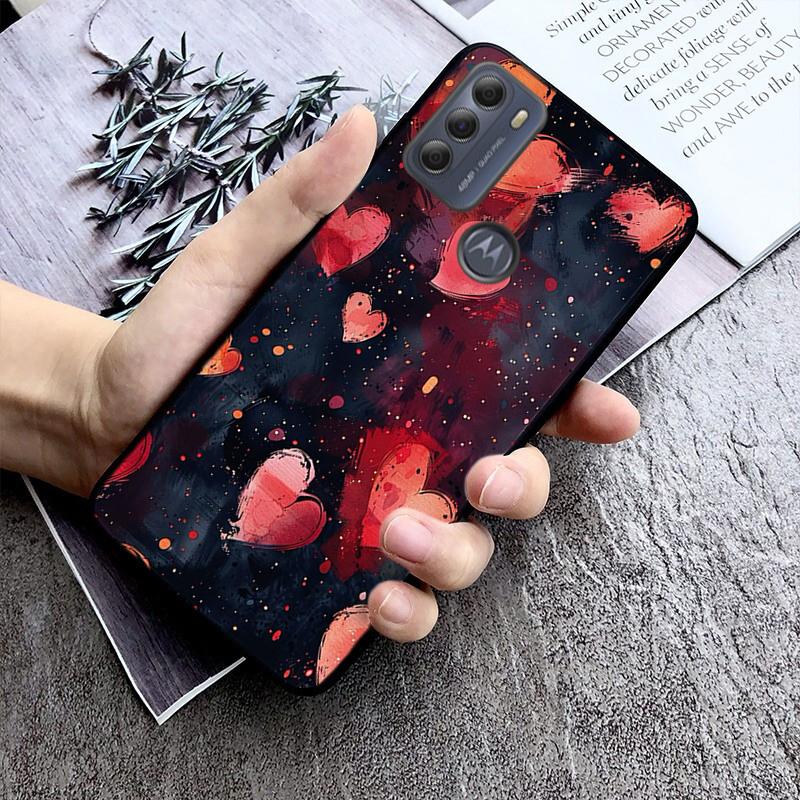 Phone Case For Moto G86 G85 G75 G15 G05 G56 G72 G53 G54 G84 G60 G31 G32 G24 G 5G G Play Love Heart