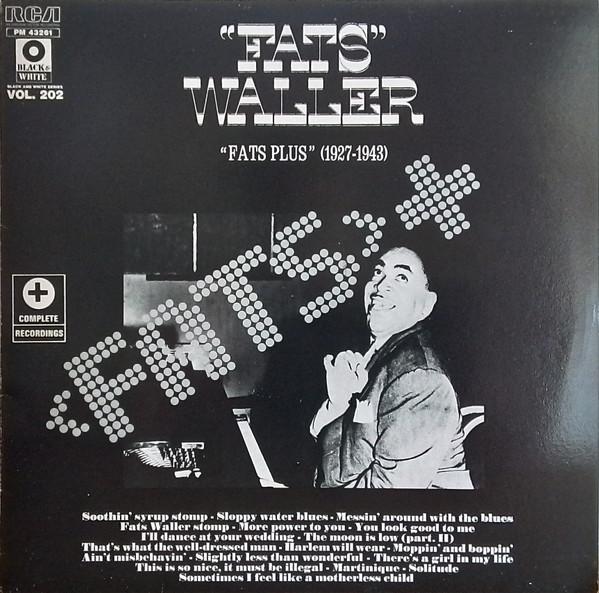 

LP Record FATS WALLER Fats Plus 19271943 Volume 25 PM43261 RCA 1980 France Jazz Used