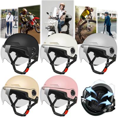 Casque de vélo électrique Casque de sécurité de cyclisme Casque de sécurité d'équitation réglable Doublure amovible respirante Accessoires de cyclisme