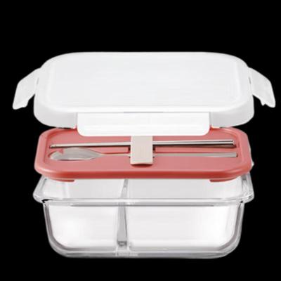 LocknLock Divided Glass Lunch Box