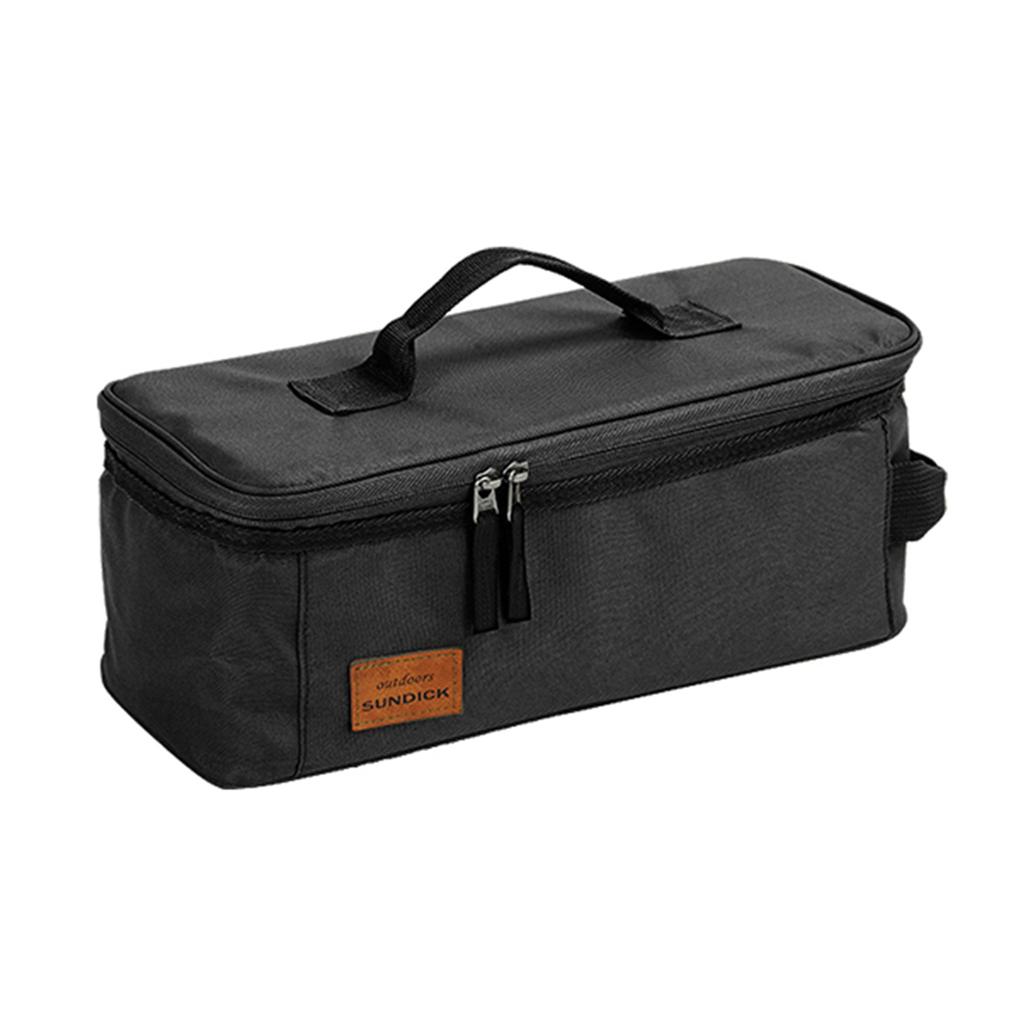 Portable Camping Storage Handbag Cookware Utensils Organizer Portable Tote Bag Outdoor Equipment Carrier Supplies