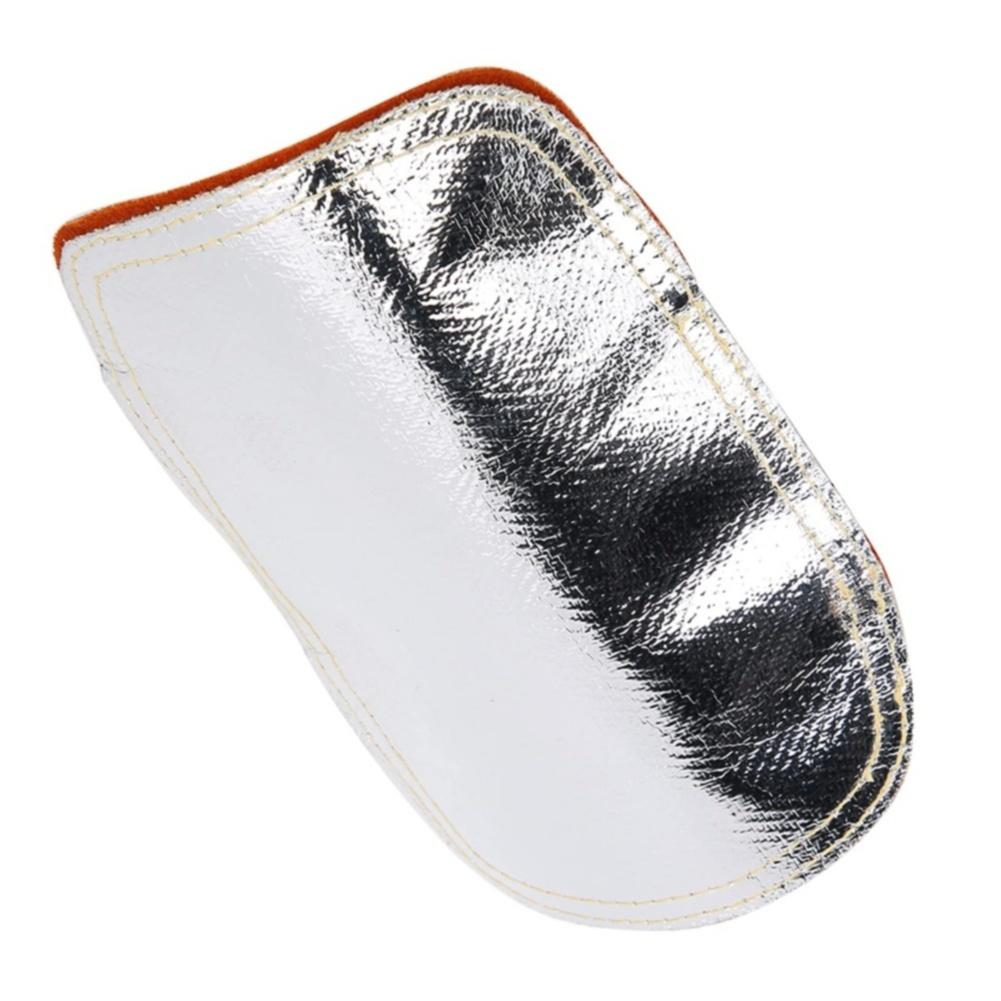 Welding Protective Hand Shield with Heat Resistant Cowhide and Aluminum Backing for High Temperature Industrial Use
