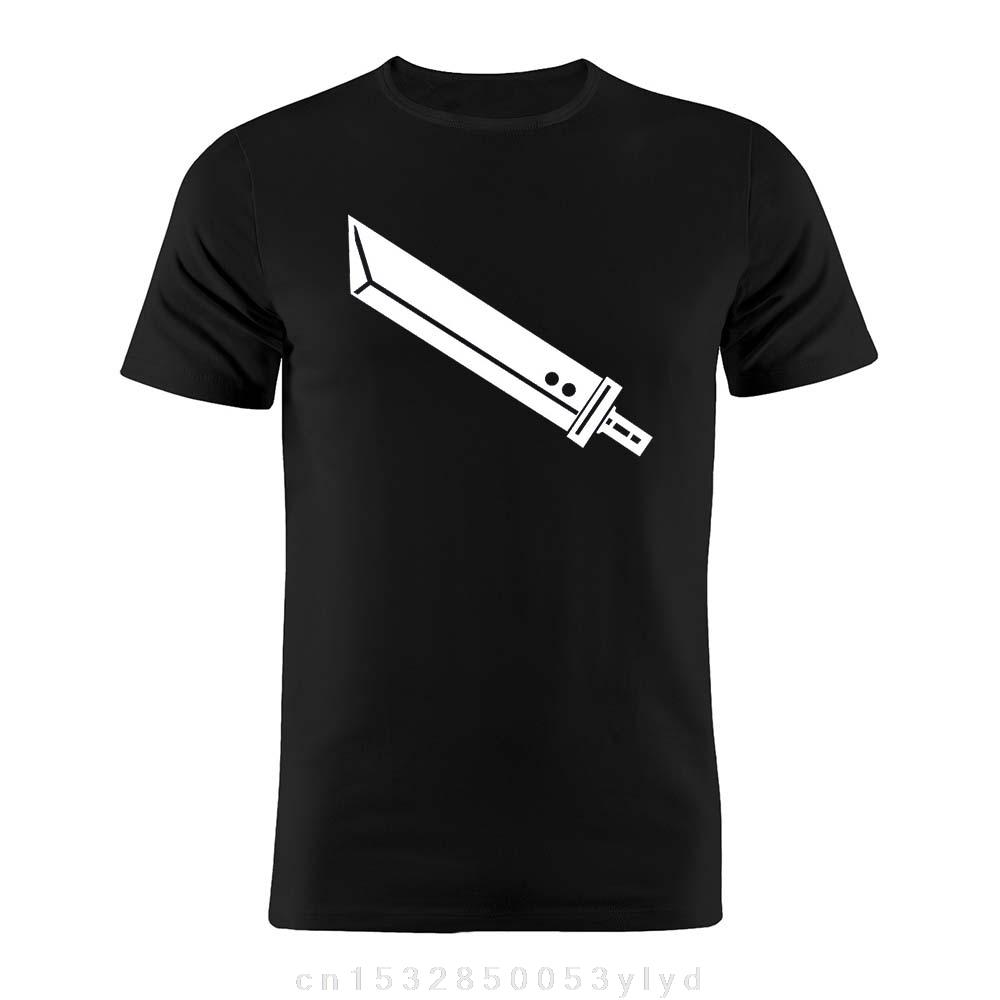 Final Fantasy Cloud The Fusion Sword Minimalist Funny Geek Gift Tee 100% Cotton Unisex T-shirt 4XL