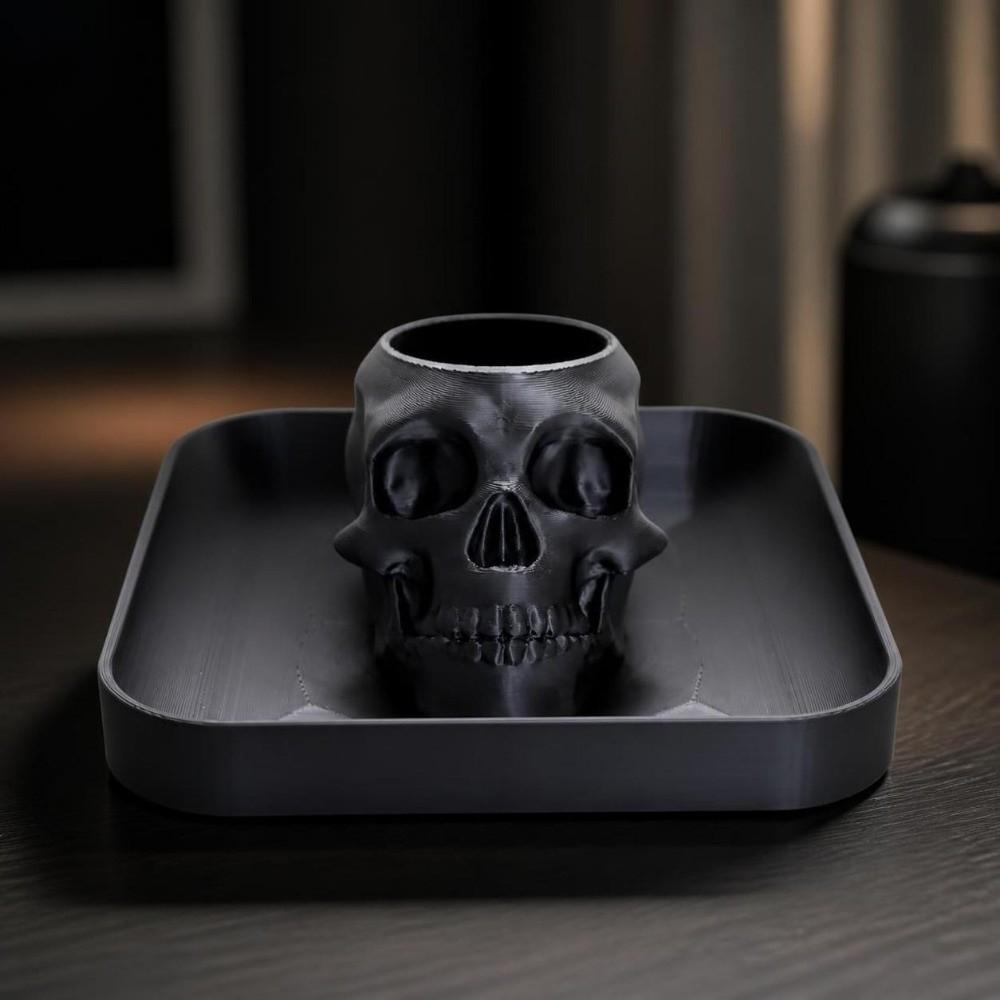 Halloween Jewelry Organizer Skull Design Storage Rack Jewelry Storage Tray  Living Room