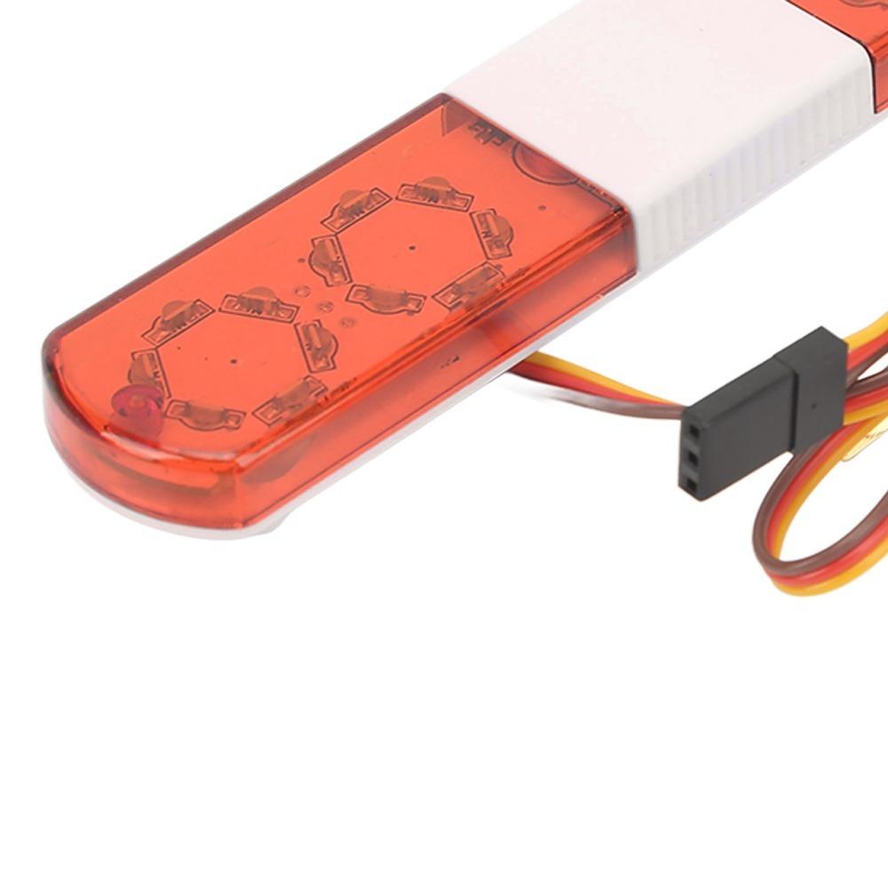 115mm Alarming Light Nine Flashing Modes Light Bar Lamp Alarming Flash Lamp  RC Car Accessories
