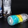 Transparent Airplane Bottle Men's Masturbator Japanese Crystal Penis Trainer Cup Rotary Clip Suction Adult Sex Product