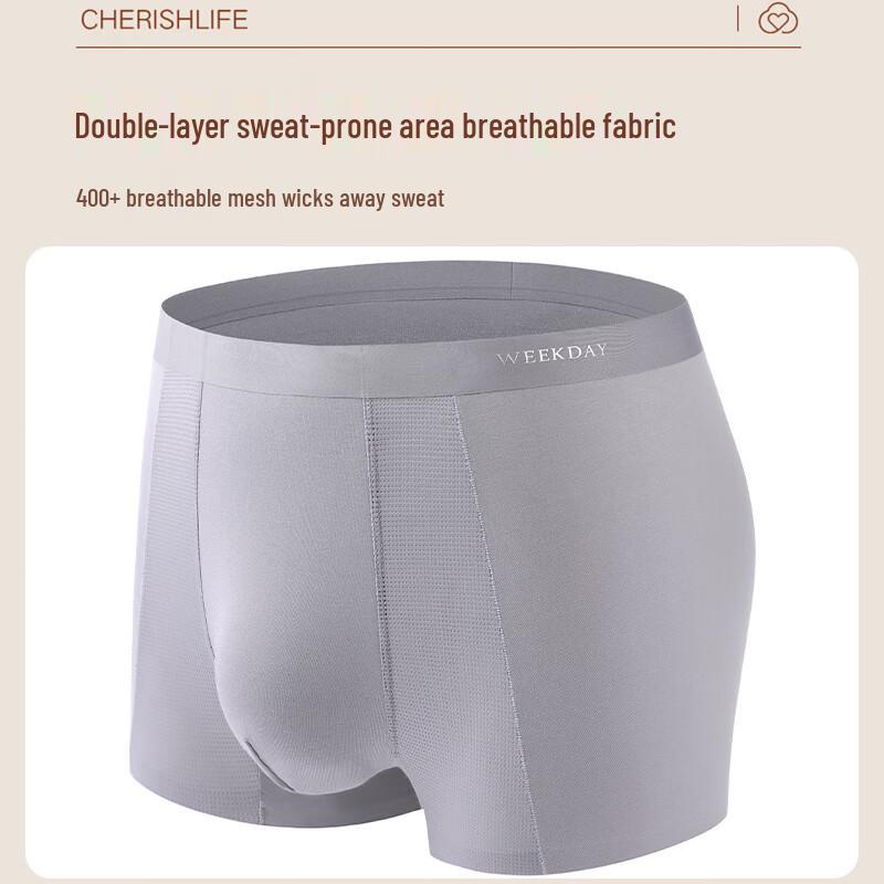 Men's Little Nurse Modal Vented Athletic Boxer Briefs