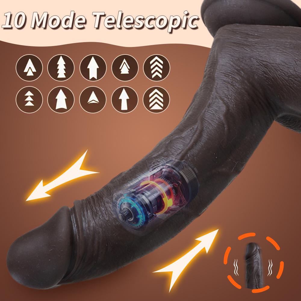 8.6in Electric Vibrator with Suction Cup,Wireless Remote,Heated,9 Vibration Modes.Ideal Gift for Couples,Lovers,Birthdays,Christmas,New Year,Parties