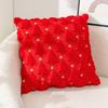 2 ks Povlaky na polštáře s vánočním stromkem, Měkké plyšové povlaky na vánoční polštáře, Pohovka, Postel, Pratelné, Dekorativní povlaky na polštáře