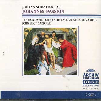

CD BACH - Johannes-passion: Gardiner / Ebs Mo POCA21345 POLYDOR Japan Classical Used