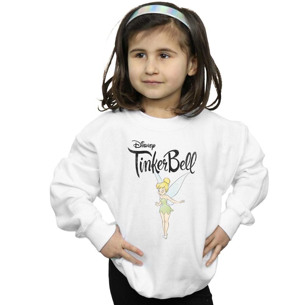 Disney Girls Tinker Bell Flying Tink Sweatshirt