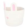 Storage Basket Rugged Lovely Small Bunny Attractive Decorative Home Furnishing Decoration