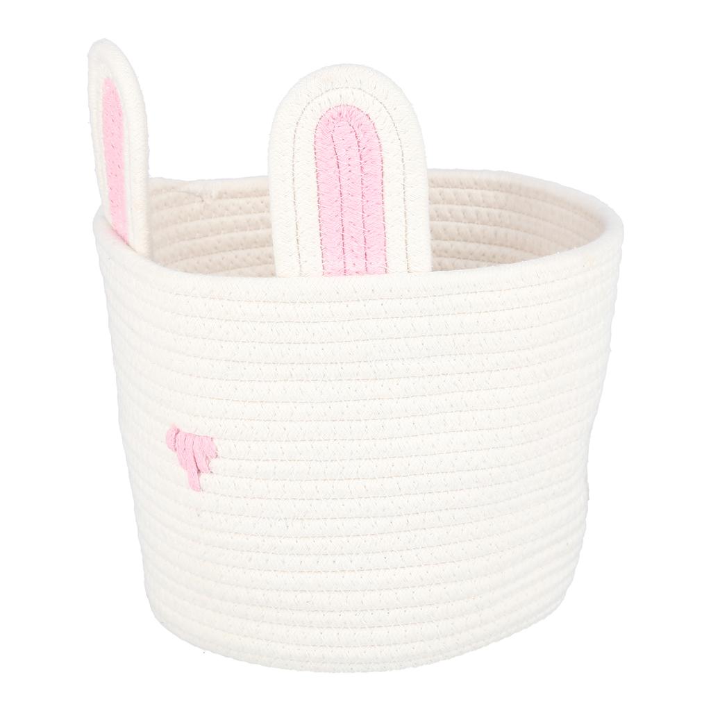 Storage Basket Rugged Lovely Small Bunny Attractive Decorative Home Furnishing Decoration