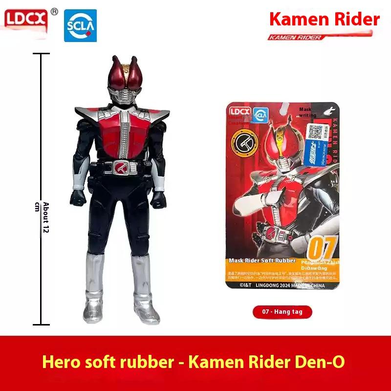 New Cool Fashionable Masked Rider Soft Rubber Action Figures Fashion Playthings Desktop Ornament Boy Surprise Gifts Collectable Models