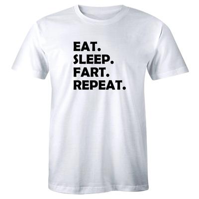 Eat Sleep Fart Repeat Herren T-Shirt Lustiges Furz-Humor-Shirt