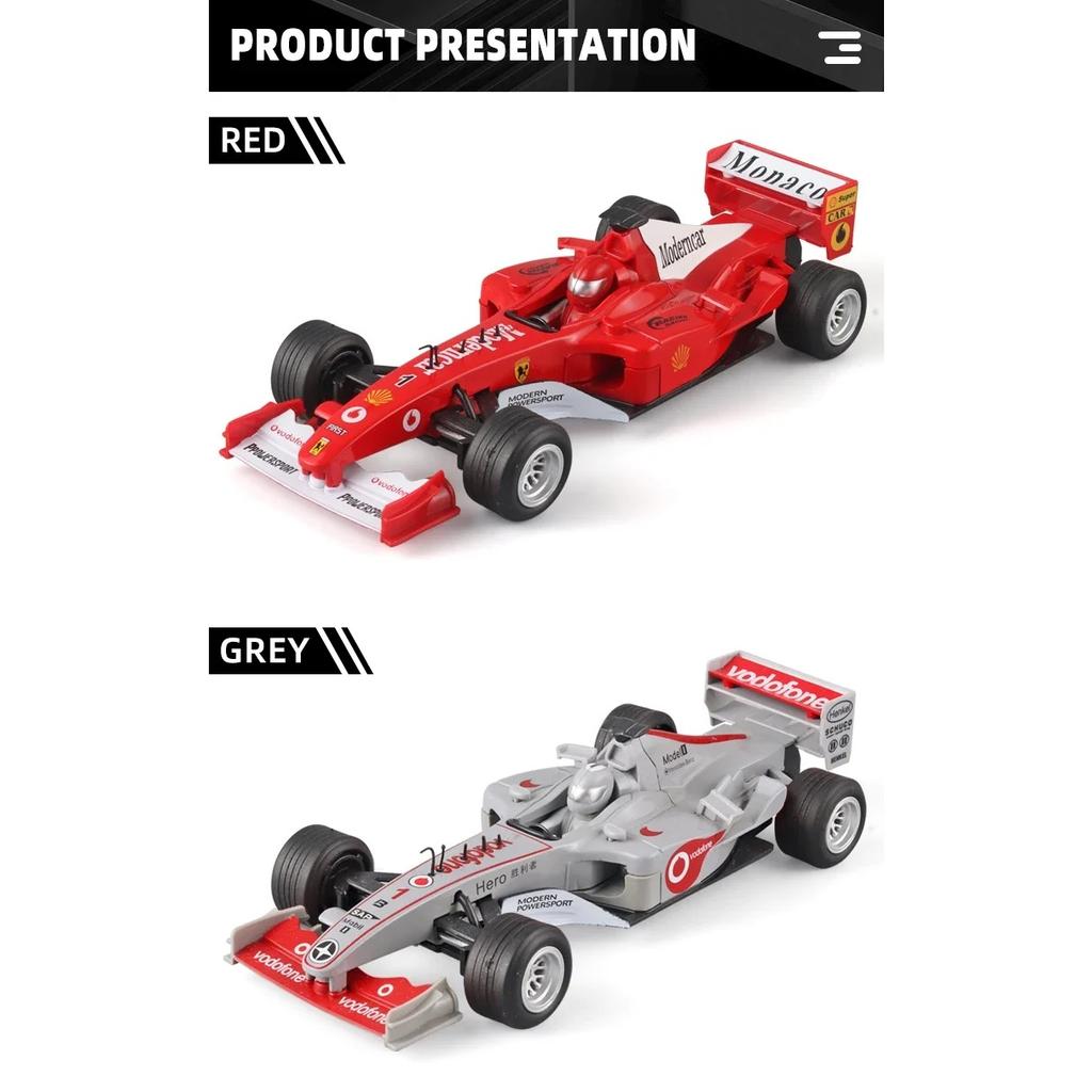 1/32 Scale Alloy Ferrari F1 Racing Car Toy Model with Retroactive Motion, Sound & Light Effects - Ideal for Kids' Racing Play & STEM Lea
