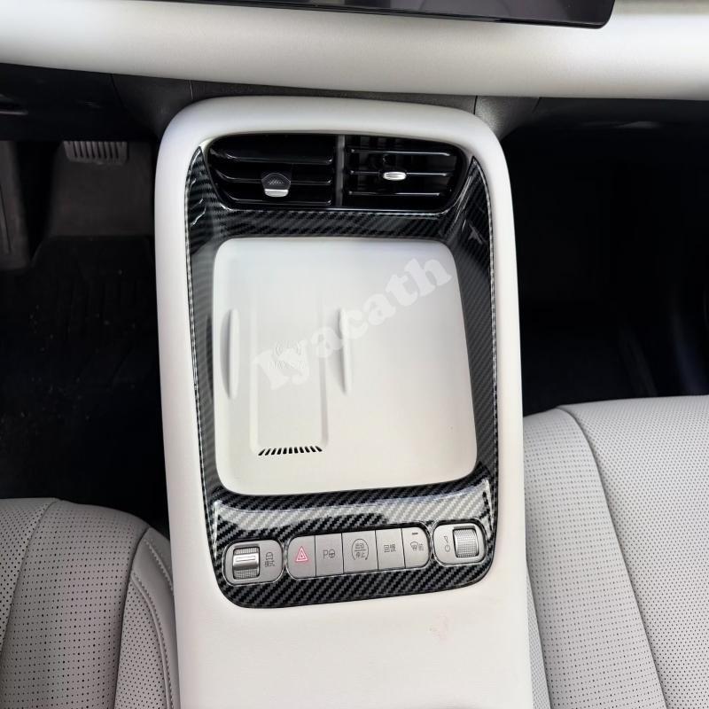For BYD Sea lion 6 EV DM-i/sealion 06 2025 2026 Interior Accessories ABS carbonfiber window rise switch gear shift panle cover