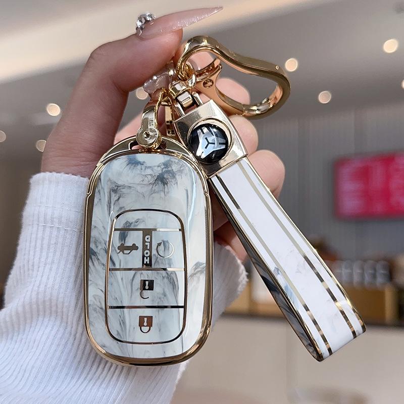 Compatible Key Cover for Honda 10th Gen Civic, Accord, Crown, XR-V, CR-V, Binzhi, Haoying, Lingpai, Jade