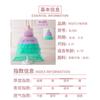 Girls Princess Tulle Wedding Dress Pageant Gown Kids 4-7 Years Old