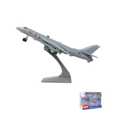 Modello di missile da caccia H-6K Pull Back in lega in scala 1/500, ornamenti da collezione di qualità, modelli di aeromobili con suono e luce di simulazione