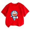 Fashion Summer Cartoon Short Sleeve T Shirt for Kids Comfortable Anime Casual Clothes Boys Girls Children Doraemon Robotic Cat