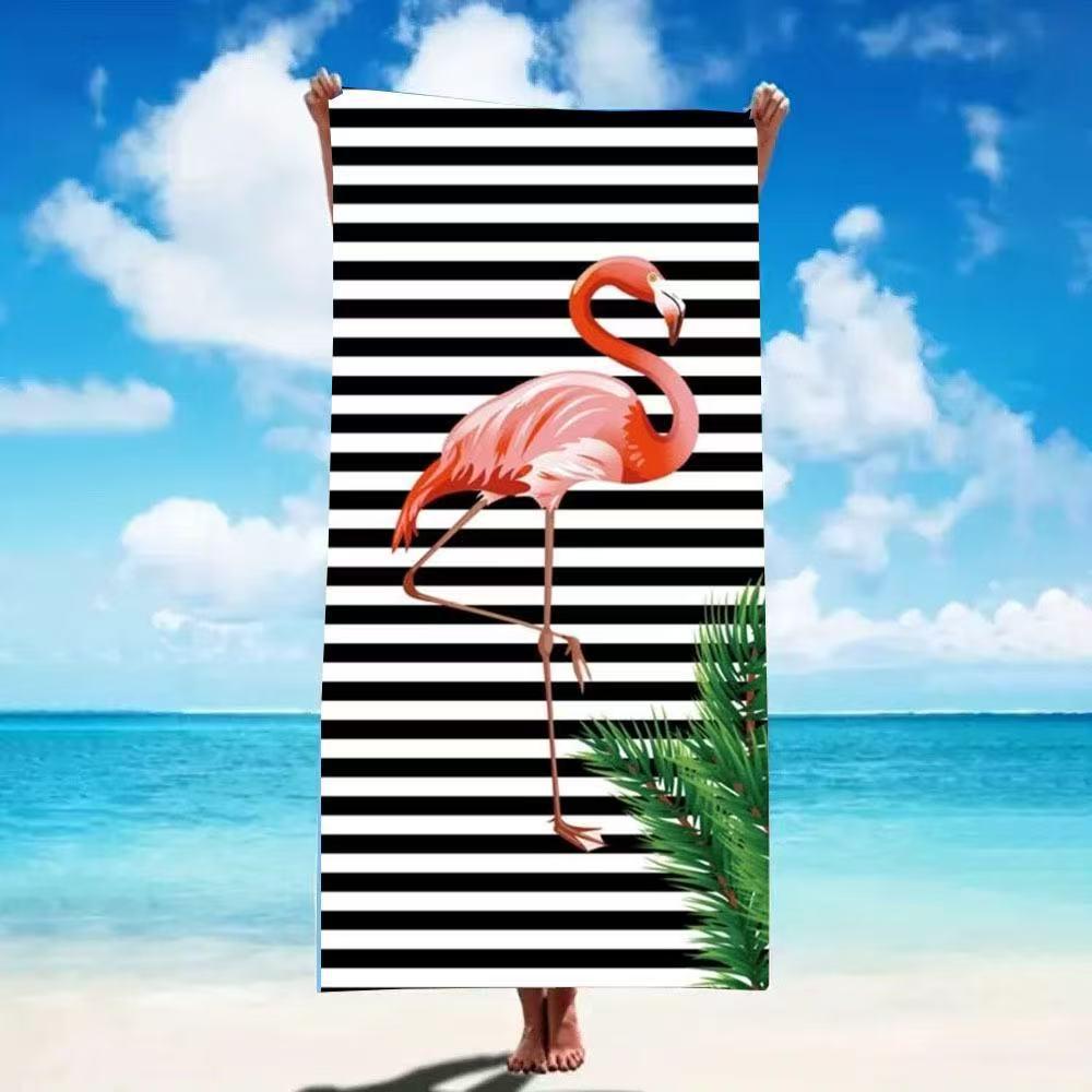 Ultra-Fine Quick-Drying Seaside Print Beach Towel