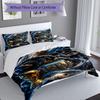 Lionel Messi Football Legend Bedding Set,Breathable Bed Linen for Guest Room Decoration,Festival Gift for Fans,All Season Duvet Cover with Pillowcases