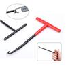 Motorcycle Exhaust Spring Hook T Shaped Handle Exhaust Pipe Spring Puller For Motorcycle Dirt Bike Vehicle Snowmobile Hand Tools