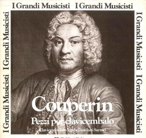 LP Record EGIDA GIORDANI SARTORI - Francois Couperin Pezzi Per Clavice GMN60 FABBRI EDITORI 1978 Italy Classical Used