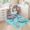 1pc Office Carpet Chair Mats Super Taz: Looney Tunes Mashup Perfect for Decorating Office Chairs, Living Rooms, Or Bedrooms,Polyester Carpet