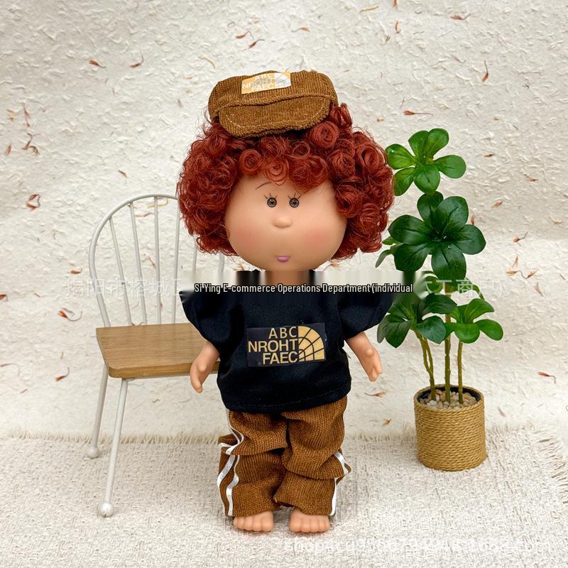 24cm Spanish Mia Potato Doll Dress-Up Set with Plush Outfit